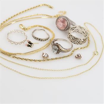 Sterling Silver Jewelry, 11 Pieces