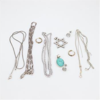 Sterling Silver Jewelry, 11 Pieces
