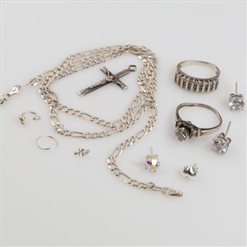 Sterling Silver Jewelry, 11 Pieces