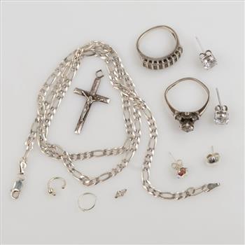 Sterling Silver Jewelry, 11 Pieces