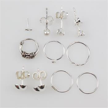 Sterling Silver Jewelry, 11 Pieces