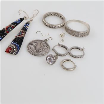 Sterling Silver Jewelry, 11 Pieces