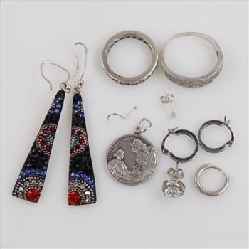 Sterling Silver Jewelry, 11 Pieces