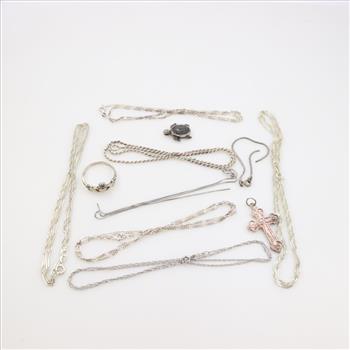 Sterling Silver Jewelry, 11 Pieces