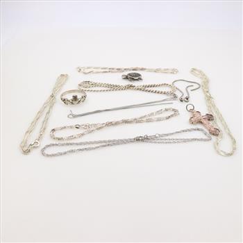 Sterling Silver Jewelry, 11 Pieces