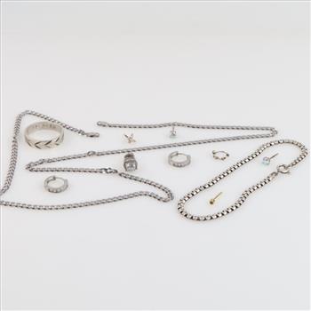 Sterling Silver Jewelry, 11 Pieces