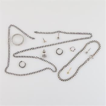Sterling Silver Jewelry, 11 Pieces