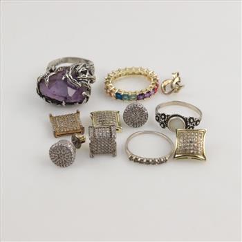 Sterling Silver Jewelry, 11 Pieces