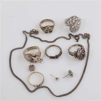 Sterling Silver Jewelry, 11 Pieces