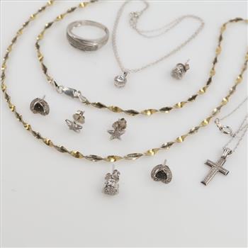 Sterling Silver Jewelry, 12 Pieces