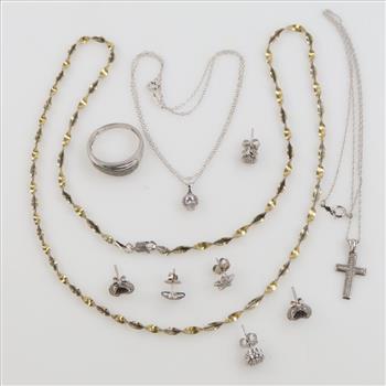Sterling Silver Jewelry, 12 Pieces