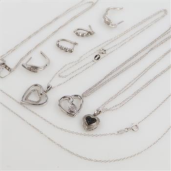 Sterling Silver Jewelry, 12 Pieces