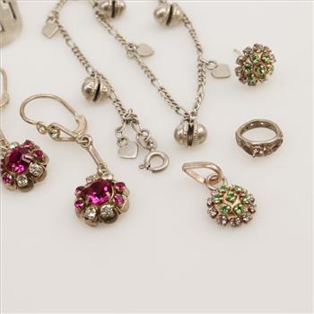 Sterling Silver Jewelry, 12 Pieces