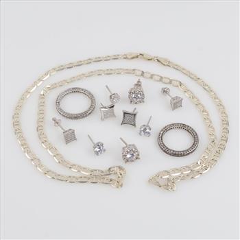 Sterling Silver Jewelry, 12 Pieces