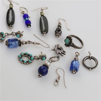 Sterling Silver Jewelry, 13 Pieces