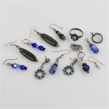 Sterling Silver Jewelry, 13 Pieces