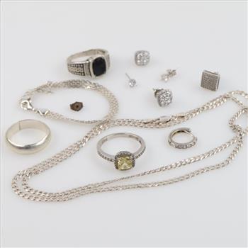 Sterling Silver Jewelry, 13 Pieces