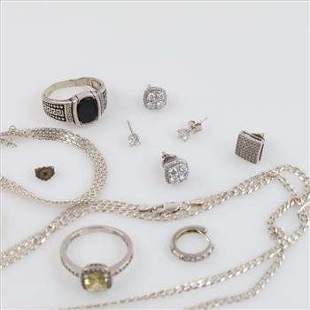 Sterling Silver Jewelry, 13 Pieces