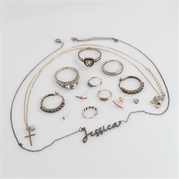 Sterling Silver Jewelry, 13 Pieces