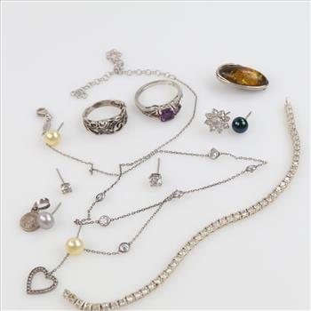 Sterling Silver Jewelry, 13 Pieces
