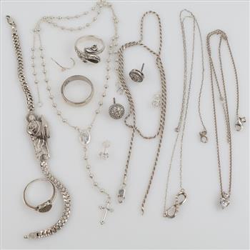 Sterling Silver Jewelry, 13 Pieces