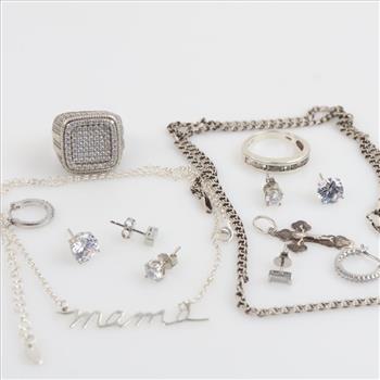 Sterling Silver Jewelry, 13 Pieces