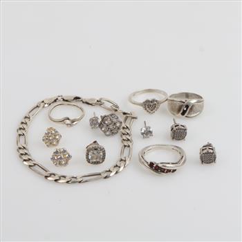Sterling Silver Jewelry, 13 Pieces