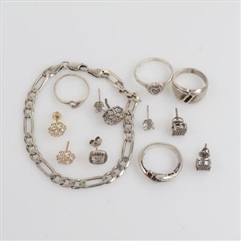 Sterling Silver Jewelry, 13 Pieces