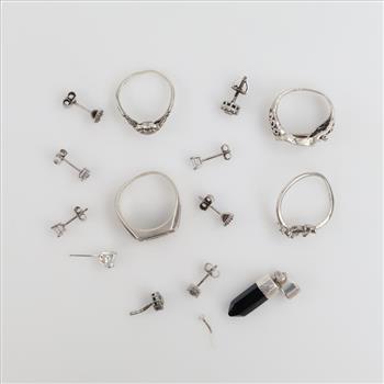 Sterling Silver Jewelry, 15 Pieces
