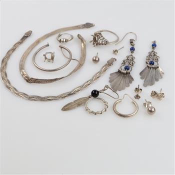 Sterling Silver Jewelry, 15 Pieces