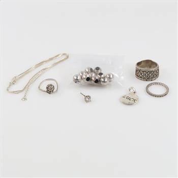 Sterling Silver Jewelry, 16 Pieces
