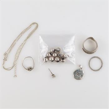 Sterling Silver Jewelry, 16 Pieces
