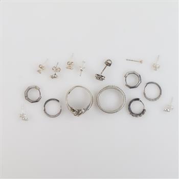 Sterling Silver Jewelry, 16 Pieces