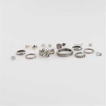 Sterling Silver Jewelry, 16 Pieces