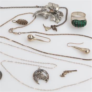 Sterling Silver Jewelry, 16 Pieces