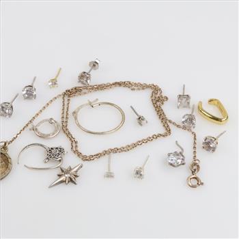 Sterling Silver Jewelry, 18 Pieces