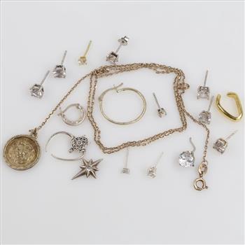 Sterling Silver Jewelry, 18 Pieces