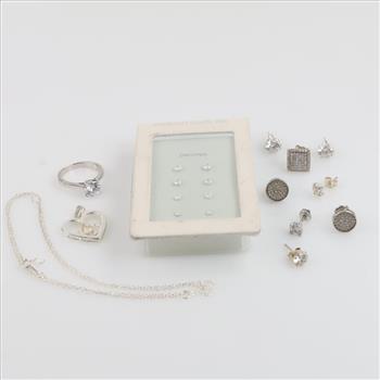 Sterling Silver Jewelry, 19 Pieces