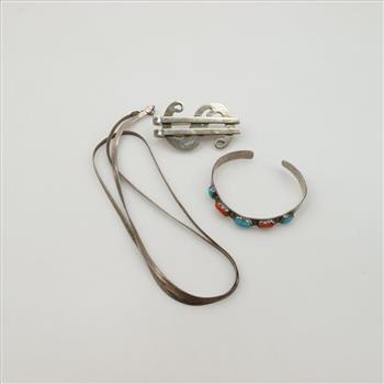 Sterling Silver Jewelry, 3 Pieces