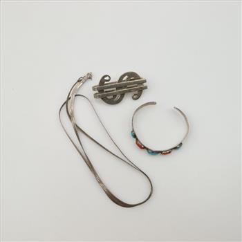 Sterling Silver Jewelry, 3 Pieces