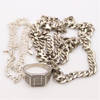 Sterling Silver Jewelry, 3 Pieces