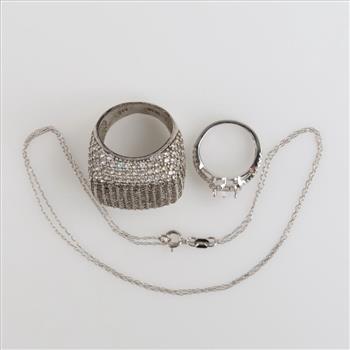 Sterling Silver Jewelry, 3 Pieces