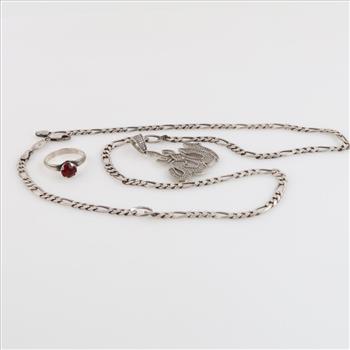 Sterling Silver Jewelry, 3 Pieces