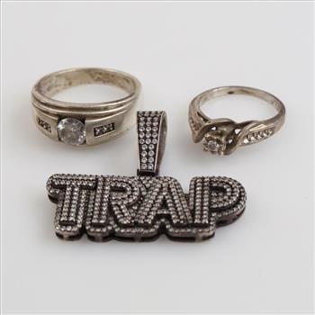 Sterling Silver Jewelry, 3 Pieces