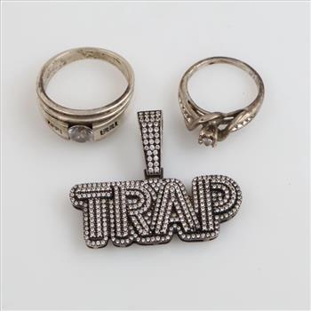 Sterling Silver Jewelry, 3 Pieces