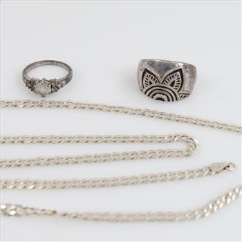 Sterling Silver Jewelry, 3 Pieces