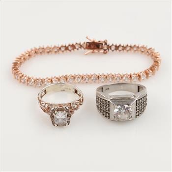 Sterling Silver Jewelry, 3 Pieces