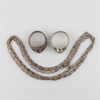 Sterling Silver Jewelry, 3 Pieces