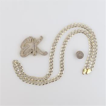 Sterling Silver Jewelry, 3 Pieces