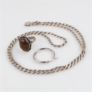 Sterling Silver Jewelry, 3 Pieces